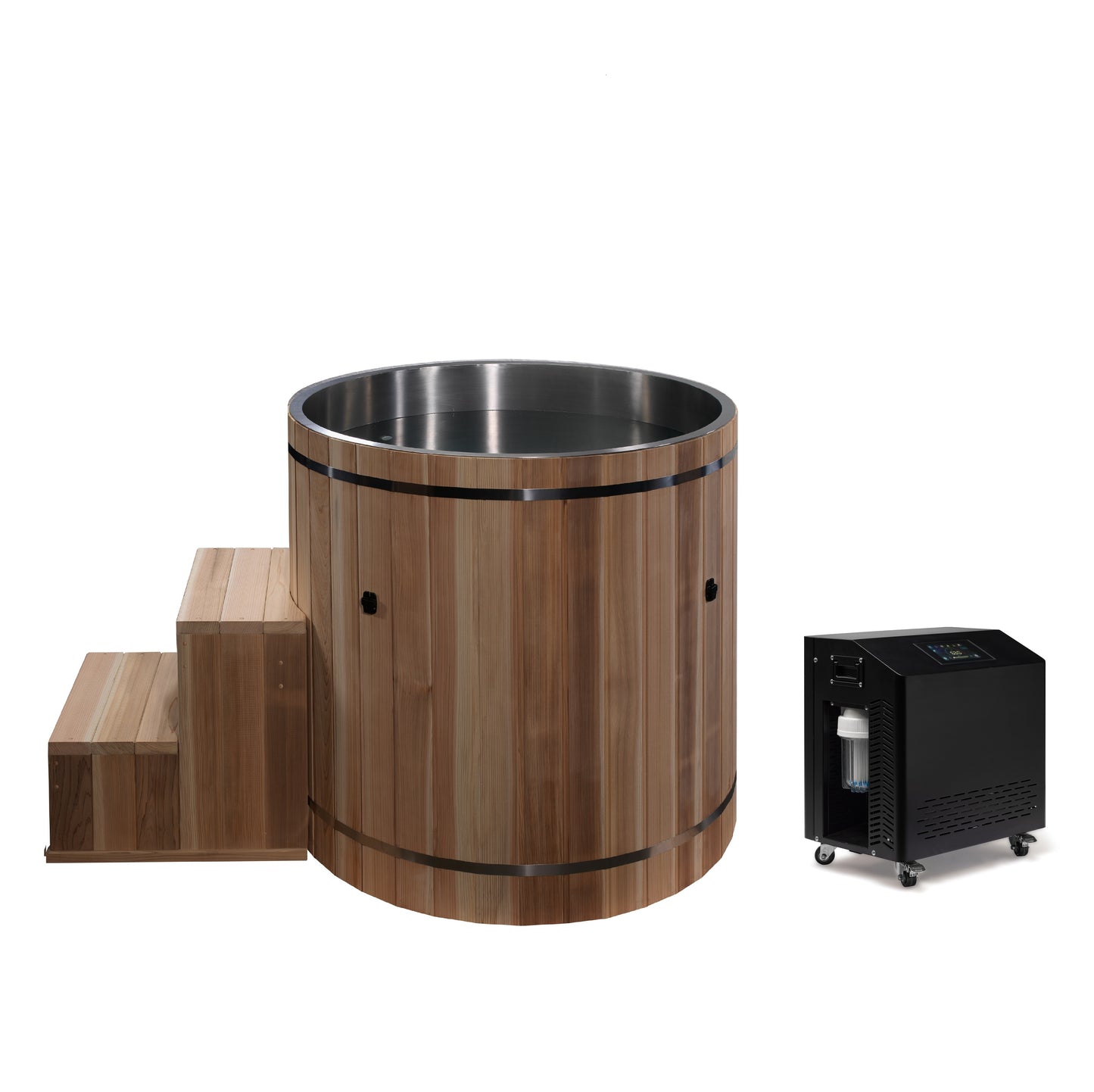 Dynamic Cold Therapy Stainless Steel Barrel Cold Plunge