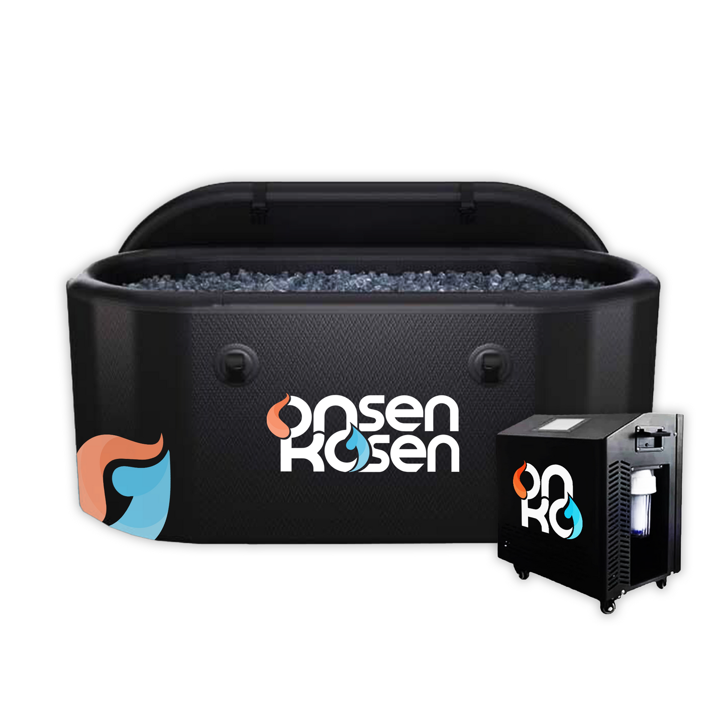 O-K BUNDLE: Dogo 1 Person Plunge Tub WITH Pro1HP Pro2HP Chiller/Heater