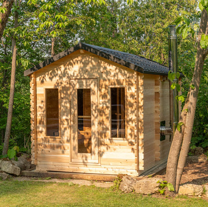 CT Georgian Cabin Traditional Sauna with Change Room