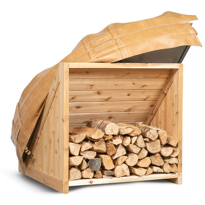 Cover Stand with Firewood Storage