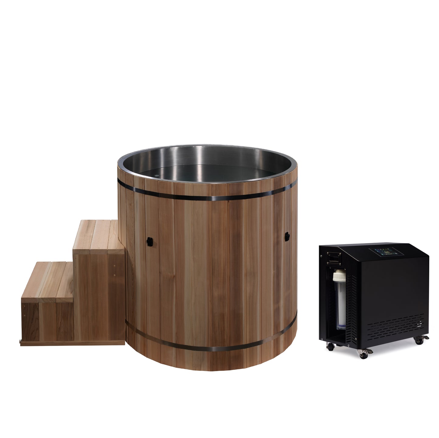 Dynamic Cold Therapy Stainless Steel Barrel Cold Plunge