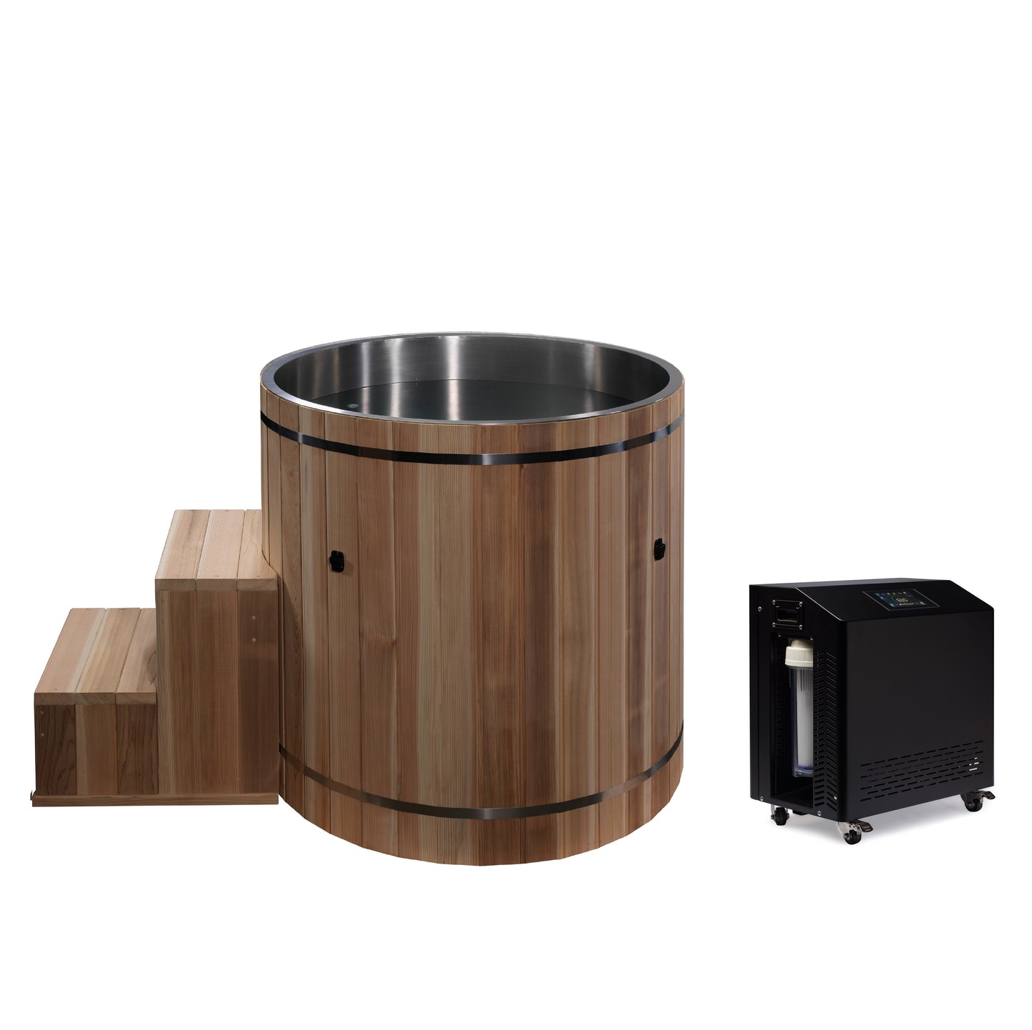 Dynamic Cold Therapy Stainless Steel Barrel Cold Plunge