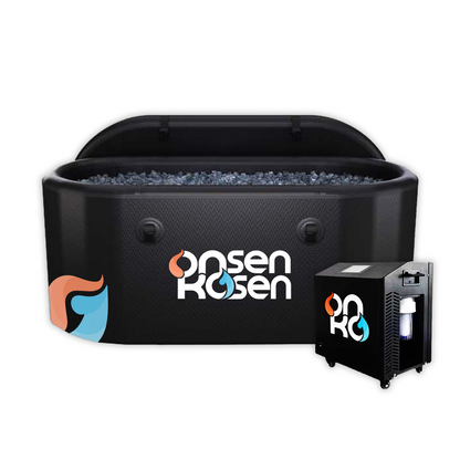 O-K BUNDLE:  Dogo 1 Person Plunge Tub WITH Pro1HP Pro2HP Chiller/Heater