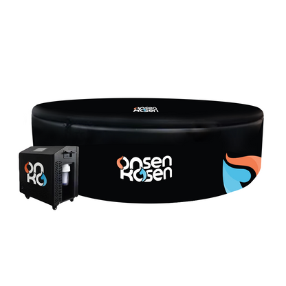 O-K BUNDLE:  Yunokawa 8-12 Person Plunge Tub WITH Pro1HP or Pro2HP Chiller/Heater